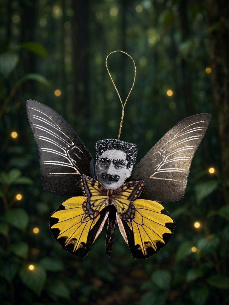 Butterfly Groucho Marx Ornament