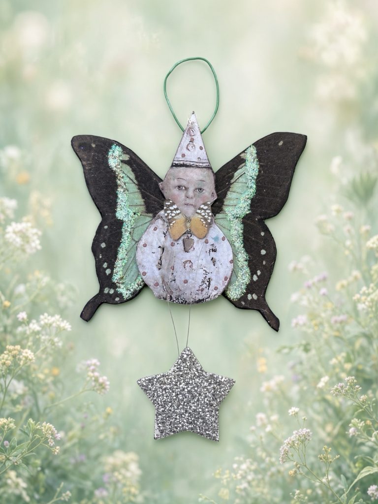 Star Child Butterfly Ornament