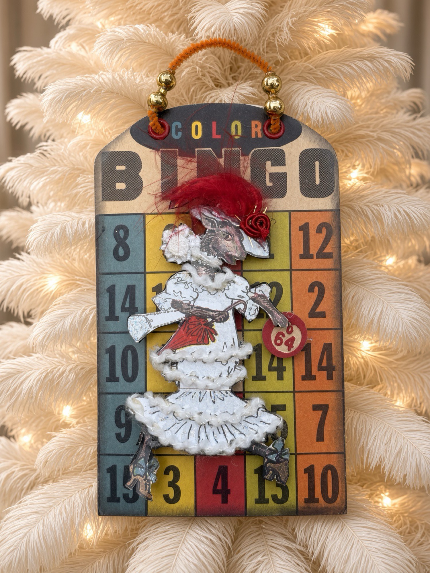 Color Bingo Dancer Ornament